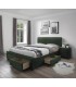 Кровать Halmar MODENA 3 (темно-зеленый) 160/200