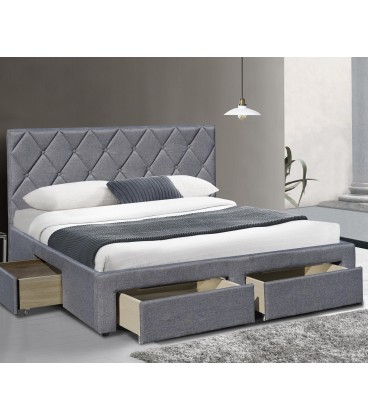 Кровать Halmar BETINA (серый) 160/200