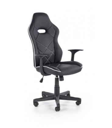 Кресло компьютерное Halmar RAMBLER (черный/белый)