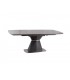 Стол обеденный SIGNAL CORTEZ 160 (серый керамический/матовый антрацит)