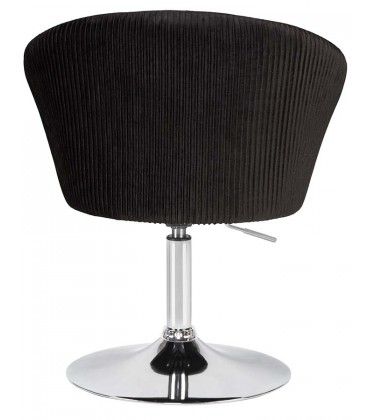 Кресло дизайнерское DOBRIN EDISON LM-8600 велюр черный