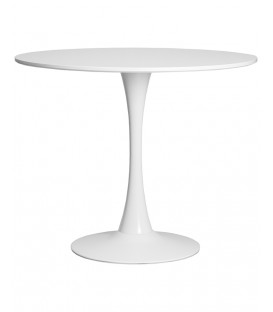 Стол обеденный MIA LMZL-TD219, белая столешница, белое основание