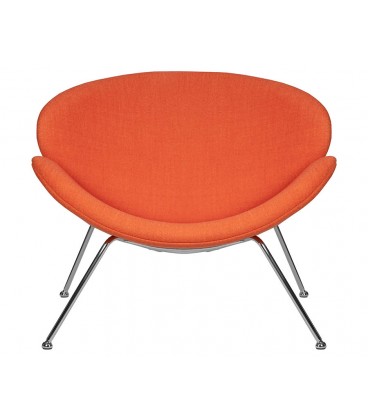 Кресло дизайнерское DOBRIN EMILY LMO-72 (оранжевая ткань AF)