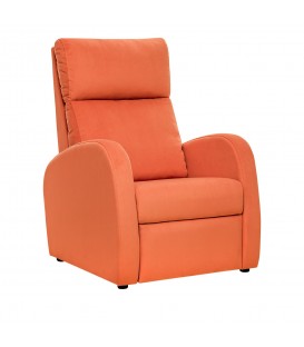 Кресло реклайнер Leset Грэмми-2, ткань велюр, v39 оранжевый