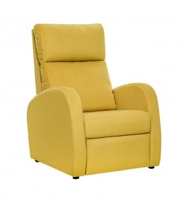 Кресло реклайнер Leset Грэмми-2, ткань велюр, v28 желтый