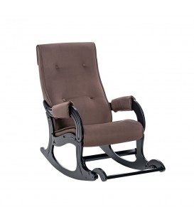 Кресло-качалка Модель 707 Венге, ткань V 23, венге, ткань велюр, v23 молочный шоколад