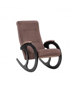 Кресло-качалка Модель 3, венге, ткань велюр, maxx 235
