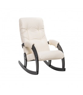 Кресло-качалка Модель 67, венге, экокожа, dundi 112
