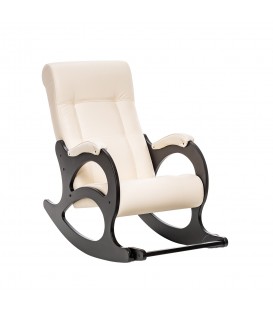 Кресло-качалка Модель 44, венге, экокожа, dundi 112