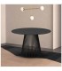 Стол TERNI 120 MATT BLACK MARBLE SOLID CERAMIC Черный мрамор матовый, керамика/Черный каркас