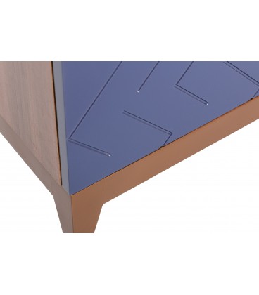 Шкаф одностворчатый универсальный Сканди 45 см Сапфир