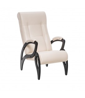 Кресло для отдыха Модель 51, венге, экокожа, Polaris Beige