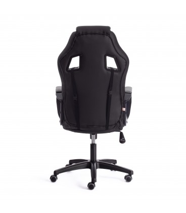 Кресло компьютерное DRIVER 22 экокожа+ткань, черный / серый