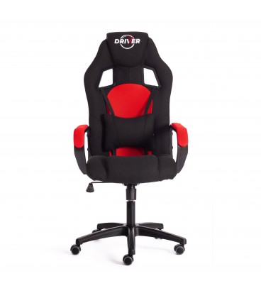 Кресло DRIVER 22 ткань, черный/красный