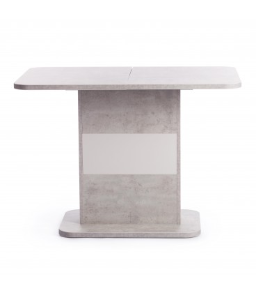 Стол обеденный SMART, Белый бетон/Белый