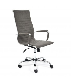 Кресло офисное URBAN флок, серый