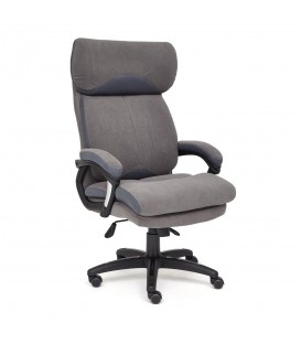 Кресло офисное  DUKE флок / ткань, серый