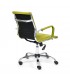 Кресло офисное URBAN-LOW флок, олива