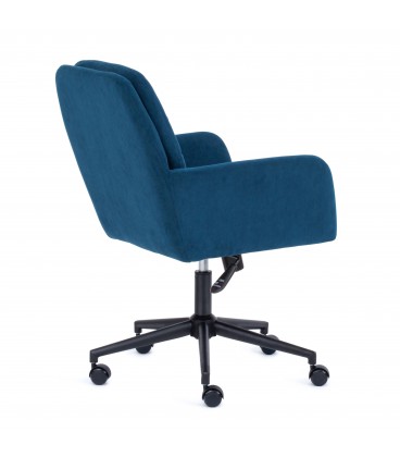 Кресло офисное GARDA флок, синий
