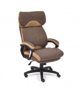 Кресло DUKE ткань, коричневый / бронзовый