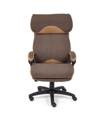 Кресло DUKE ткань, коричневый / бронзовый