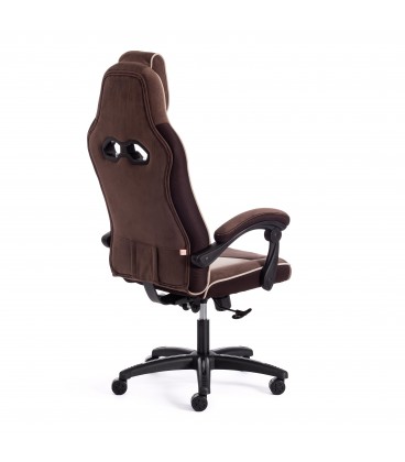 Кресло ARENA флок коричневый / бежевый