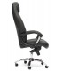 Кресло компьютерное BOSS люкс (хром), черный