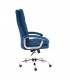 Кресло SOFTY Lux, флок, синий