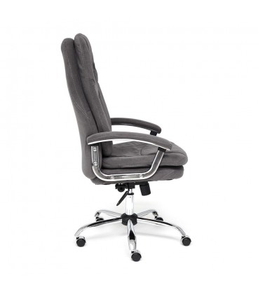 Кресло SOFTY Lux, флок, серый