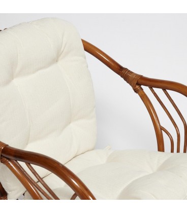 Террасный комплект NEW BOGOTA (2 кресла + стол), коричневый кокос