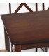 Обеденный комплект эконом Хадсон (стол + 4 стула)/ Hudson Dining Set капучино