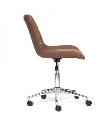 Кресло офисное STYLE, ткань, коричневый