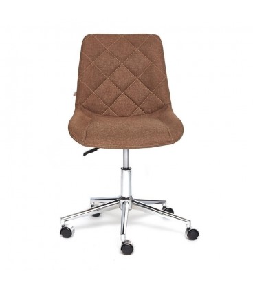 Кресло офисное STYLE, ткань, коричневый