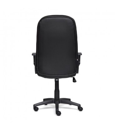 Кресло офисное СН833, кожзам, черный