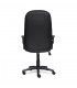 Кресло офисное СН833, кожзам, черный