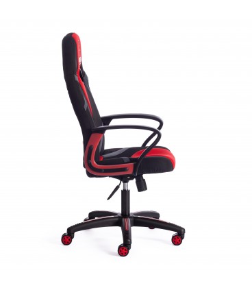 Кресло компьютерное RUNNER, ткань, черный/красный