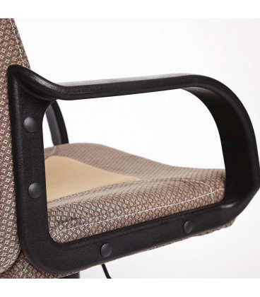 Кресло офисное PARMA, ткань, бежевый+бронзовый