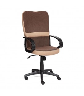 Кресло офисное  СН757, коричневый/бежевый