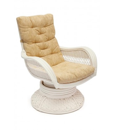 Кресло–качалка RELAX Medium с матрасом ANDREA, белый