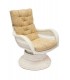 Кресло–качалка RELAX Medium с матрасом ANDREA, белый