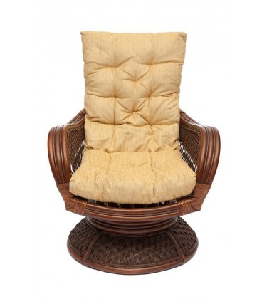 Кресло–качалка RELAX Medium с матрасом ANDREA, орех
