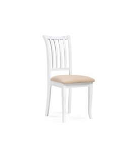 Деревянный стул Фрезино бежевый велюр / белый 515973