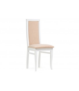 Деревянный стул Давиано бежевый велюр / белый 515978