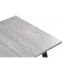 Стол раскладной Колон лофт 120 25 мм бетон / черный матовый