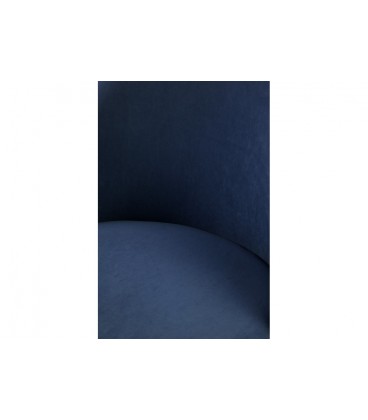Барный стул Амизуре темно-синий / черный матовый
