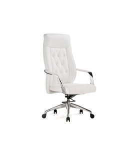 Компьютерное кресло Sarabi white / satin chrome 15424