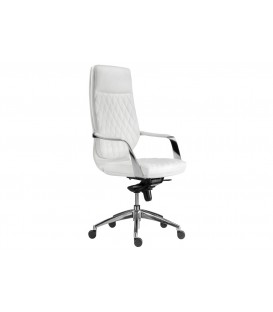 Компьютерное кресло Isida white / satin chrome