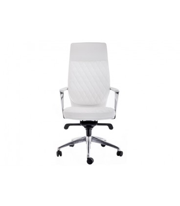 Компьютерное кресло Isida white / satin chrome