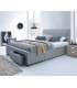 Кровать Halmar MODENA (серый) 160/200