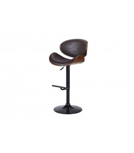 Барный стул JY 1076 коричневый / черный
